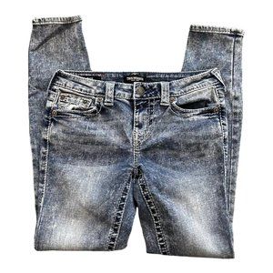 TRUE RELIGION HALLE MID RISE SUPER SKINNY JEAN- -WOMENS - SIZE 27